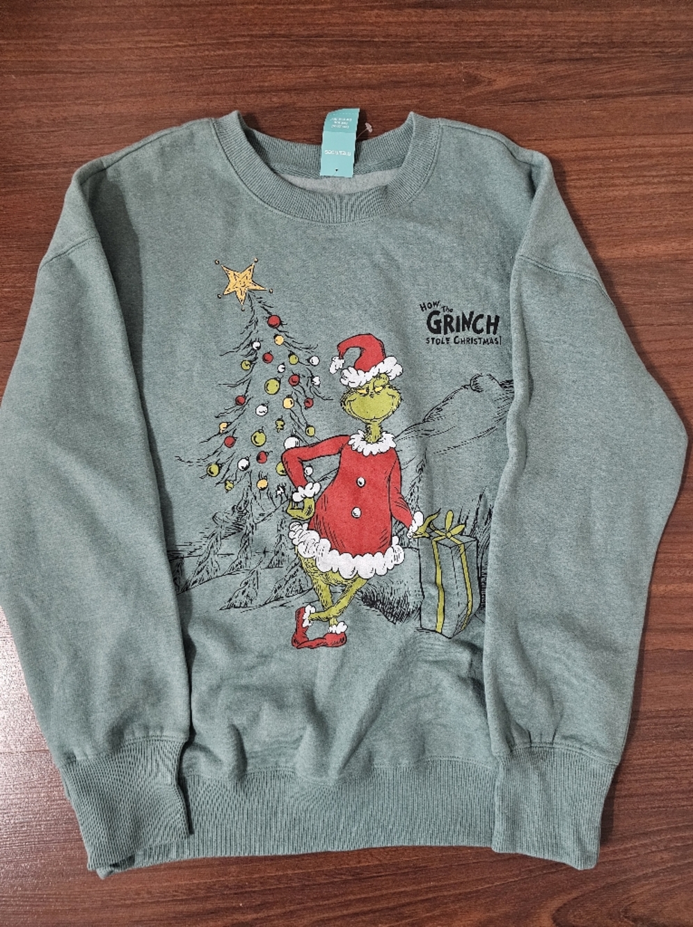 The Grinch Teal Pullover Sweatshirt